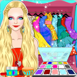 Play Prom Makeup and Dress up