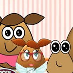 Pou Family At The Doctor