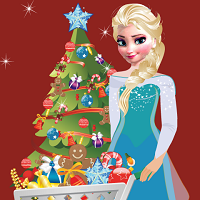 Play Elsa Christmas Shopping  