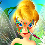 Tinkerbell Spring Face Painting