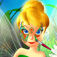 Play Tinkerbell Spring Face Painting