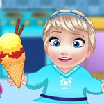 Elsa Homemade Ice Cream