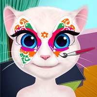 Play Talking Angela Face Painting