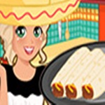 Mia Cooking Burritos