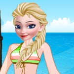 Elsa  At The Beach