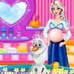 Elsa and Olaf Bubble Bath