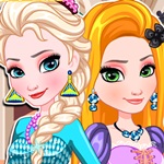 Elsa And Rapunzel Matching Outfits