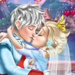 Elsa Wedding Kiss