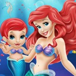 Ariel Caring Little Girl