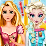 Elsa And Rapunzel Cooking Disaster