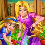 Rapunzel Mommy Gardening