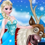 Rudolph and Elsa in the Forest