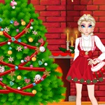 Elsa Christmas House Prep