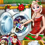 Elsa Washing Christmas Toys