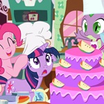 My Little Pony Cooking Cake