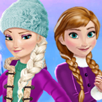 Elsa And Anna Winter Fun