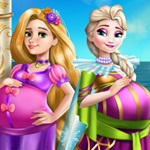 Elsa and Rapunzel Friends