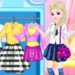 Elsa College Dress Up