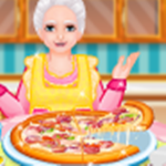Pizza Cooking With Grandma