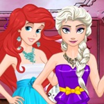 Elsa and Ariel Party
