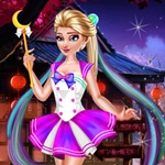 Elsa Anime Dress Up