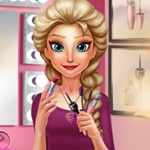Elsa Makeup Time