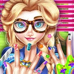 Elsa Hipster Nails