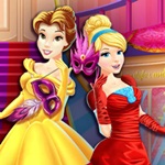 Princesses masquerade shopping
