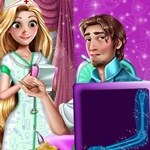 Rapunzel and Flynn Hospital Emergency