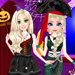 Princesses Sparkle Halloween Fashion