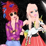 Princesses Freaky VS Pretty
