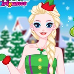 Elsa Princess Christmas Dress Up